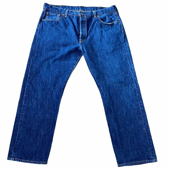 Levi's 501 Button Fly Jeans Sz 40 X 29 - Picture 1 of 6